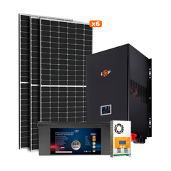 Сонячна електростанція (СЕС) 2.5kW АКБ 3.3kWh (літій) 140 Ah Преміум - фото товару 1