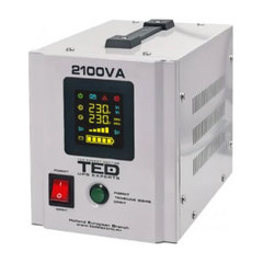 Джерело безперебійного живлення TED Electric 2100ВA/1400Вт - фото товару 1