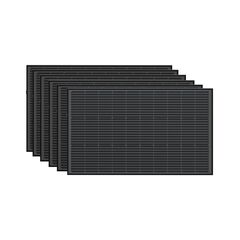 Набір сонячних панелей EcoFlow 6*100 Solar Panel Стаціонарні - фото товару 1