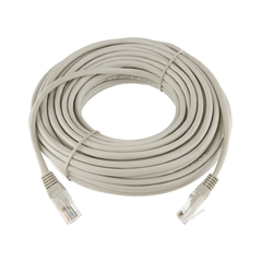 Патч-корд литий UTP RJ45 кат. 5Е 15 м (серый) - фото товару 1