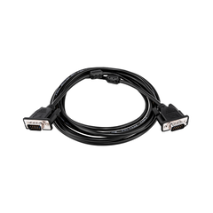 Кабель VGA-3.0BK 3 м чорний (з двома феритовими кільцями) - фото товару 1