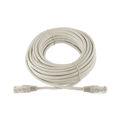 Патч-корд литий UTP RJ45 кат. 5Е 10 м (серый) - фото товару 1