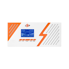 ДБЖ з правильною синусоїдою 12V LPM-PSW-1500VA (1050Вт) White - фото товару 1