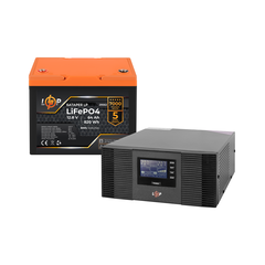 Комплект резервного живлення LogicPower B1500 + літієва (LiFePO4) батарея 820 Wh - фото товару 1