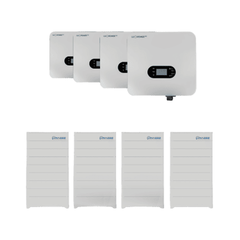 Система накопичення енергії HINAESS 80kW: інвертор 80kW, Luxpower TriP 20k*4, PV up to 90kW, 1000V, System current up to 200A, 100~700V, UPS 80kW + акумулятор... - фото товару 1