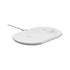 Бездротовий зарядний пристрій Baseus Smart 10W 2 in 1 Білий (WX2IN1-02) - фото товару 1