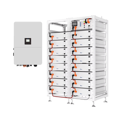 Система накопичення енергії Deye 100 кВт: інвертор SUN-100K-SG02HP3-AU-EM6 (1 шт) + блок керування BOS-G-PDU-2 (1 шт) + акумулятор BOS-G80 Pro (16 шт) + стійка... - фото товару 1