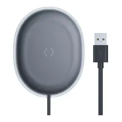 Бездротовий зарядний пристрій Baseus Jelly 15W Чорний (WXGD-01) - фото товару 1