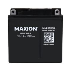 MOTO 12N 9-3B MAXION (12V, 9A) сух.без електроліта - фото товару 1