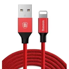 Кабель Baseus Zinc USB 2.0 to Lightning 2A 1M Червоний (CALXN-09) - фото товару 1