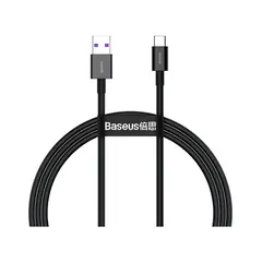 Кабель Baseus Superior USB 2.0 to Type-C 66W 2M Чорний (CATYS-A01) - фото товару 1