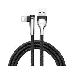 Кабель Baseus Sharp-bird Mobile Game USB 2.0 to Lightning 2.4A 1M Чорний (CALMVP-D01) - фото товару 1