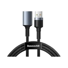 Кабель Baseus Cafule USB 3.0 Male для USB 3.0 Female 2A 1M сірий (CADKLF-B0G) - фото товару 1