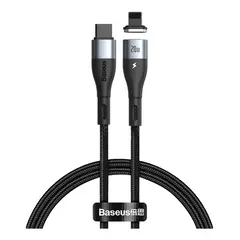 Кабель Baseus Zinc Magnetic USB 2.0 для Type-C 3A 1M білий (CATXC-M02) - фото товару 1