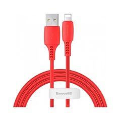 Кабель Baseus Colorful USB 2.0 to Lightning 2.4A 1.2M Червоний (CALDC-09) - фото товару 1