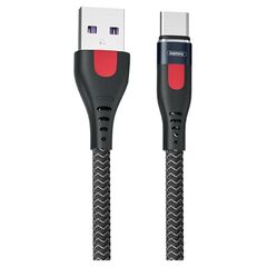Кабель Remax Lesu Pro Aluminum Alloy USB 2.0 to Type-C 5A 1M Черный (RC-188a) - фото товару 1