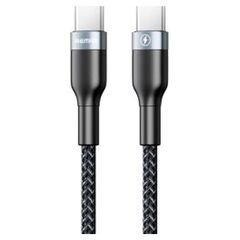 Кабель Remax Sury 2 Type-C to Type-C PD 3А 1M Черный (RC-010-b) - фото товару 1