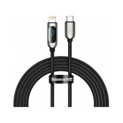 Кабель Baseus Display Fast Charging Type-C для IP 20W 2М Чорний (CATLSK-A01) - фото товару 1