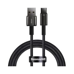 Кабель Baseus Tungsten Gold USB 2.0 to Type-C 66W 1M Чорний (CATWJ-B01) - фото товару 1