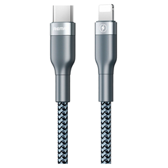 Кабель Remax Sury 2 Type-C to Lightning PD 1M Серый (RC-009-s) - фото товару 1