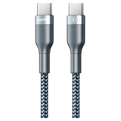 Кабель Remax Sury 2 Type-C to Type-C PD 3А 1M Серый (RC-010-s) - фото товару 1