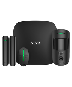 Стартовий комплект системи безпеки AJAX StarterKit Cam Plus (black) - фото товару 1