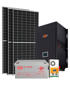 Сонячна електростанція (СЕС) 2.5kW АКБ 3.6kWh (гель) 150 Ah Стандарт - фото товару 1