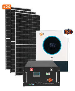 Сонячна електростанція (СЕС) Преміум + 11kW АКБ 11kWh LiFePO4 230 Ah - фото товару 1