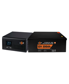 Комплект резервного живлення для котла LP (LogicPower) ДБЖ + літієва (LiFePO4) батарея (UPS 430VA + АКБ LiFePO4 2560W) - фото товару 1