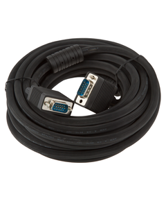 Кабель VGA-7.0BK 7 м чорний (з двома феритовими кільцями) - фото товару 1