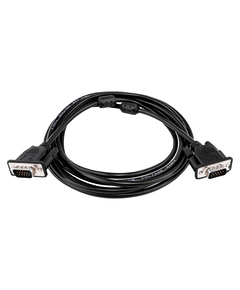 Кабель VGA-3.0BK 3 м чорний (з двома феритовими кільцями) - фото товару 1