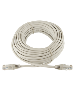 Патч-корд литий UTP RJ45 кат. 5Е 10 м (серый) - фото товару 1