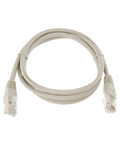 Патч-корд литий UTP RJ45 кат. 5Е 1.5 м (серый) - фото товару 1