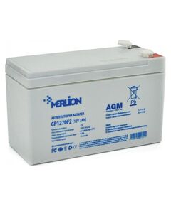 Акумулятор Merlion GP1270F2 12V 7 Ah AGM - фото товару 1
