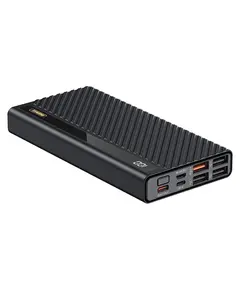 Зовнішній акумулятор Remax Hunyo II Чорний QC 22.5W + PD 18W 20000mAh (RPP-196) - фото товару 1