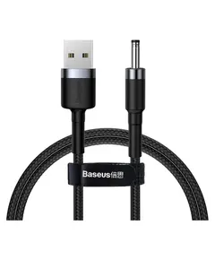 Кабель Baseus Cafule DC 3.5mm 2A 1M Чорний (CADKLF-G1) - фото товару 1