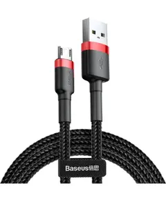 Кабель Baseus Cafule microUSB 2A 3M Чорний/Червоний (CAMKLF-H91) - фото товару 1