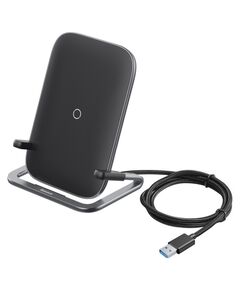Бездротовий зарядний пристрій Baseus Rib 15W Черный (WXPG-01) - фото товару 1