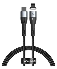 Кабель Baseus Zinc Magnetic Type-C to Lightning PD 20W 2M Черный (CATLXC-A01) - фото товару 1