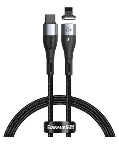 Кабель Baseus Zinc Magnetic Type-C для Lightning PD 20W 1M чорний (CATLXC-01) - фото товару 1
