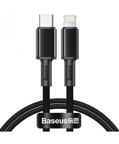 Кабель Baseus High Density Braided Type-C для Lightning PD 20W 1M Чорний (CATLGD-01) - фото товару 1