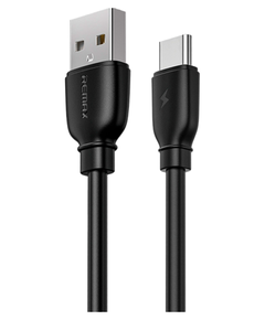 Кабель Remax Suji Pro USB 2.0 to Type-C 2.4A 1M Черный (RC-138a-b) - фото товару 1