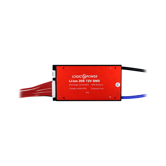 BMS плата Li-ion 72V 20S Dis 40A Ch 20A - фото товару 1