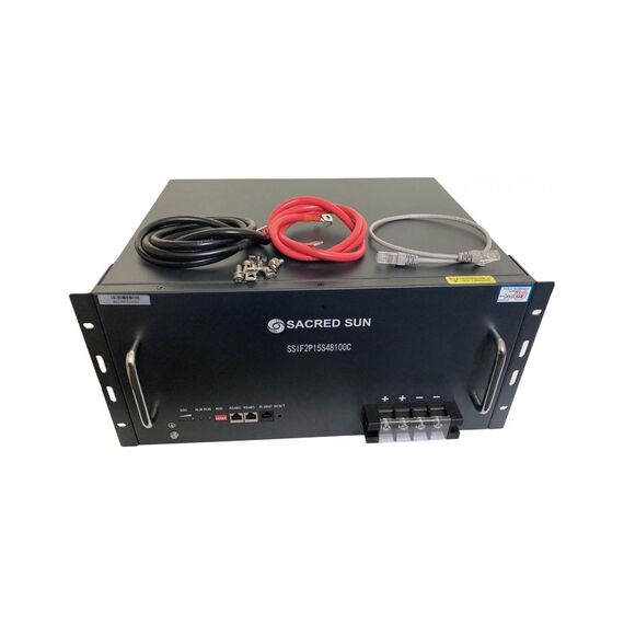 Акумулятор Sacred Sun SSIF2P15S48100C 48V100Ah (5U) LiFePO4 - фото товару 1