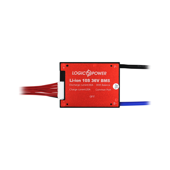 BMS плата LP Li-ion 36V 10S Dis 40A Ch 20A - фото товару 1