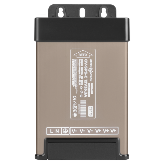 Импульсный блок питания GV-SPS-C 12V33.3A (400W) - фото товара 1
