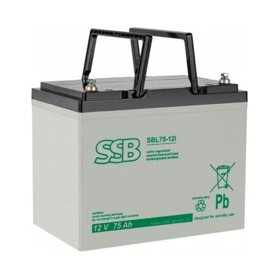 Аккумулятор SSB SBL75-12i AGM - фото товара 1