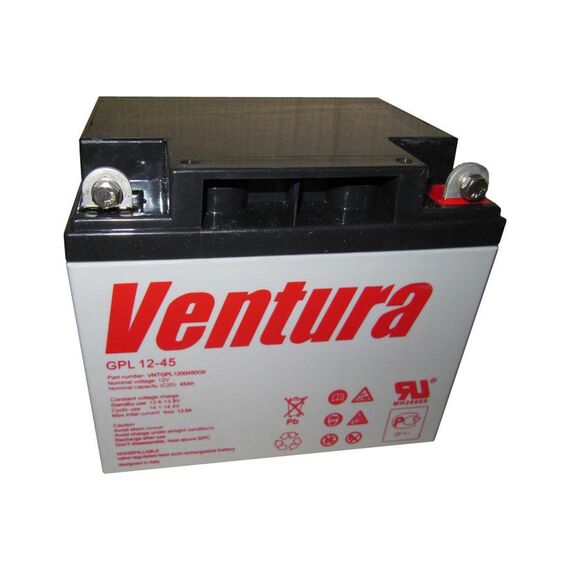 Акумулятор Ventura GPL 12-45 AGM - фото товару 1