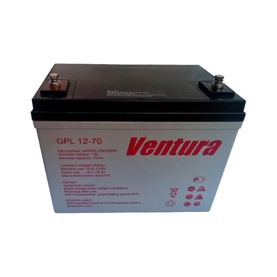 Акумулятор Ventura GPL 12-70 AGM - фото товару 1
