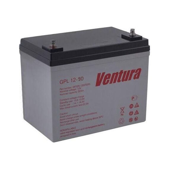 Аккумулятор Ventura GPL 12-90 AGM - фото товара 1